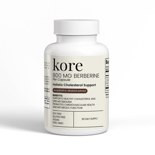 SUPPORT HEALTHY CHOLESTEROL & METABOLIC FUNCTION WITH 800MG DUAL-EXTRACT BERBERINE