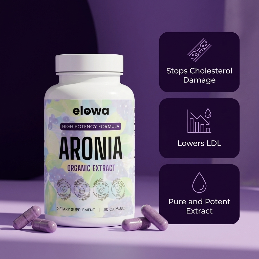 Organic Aronia Capsules – Antioxidant Superfood Supplement